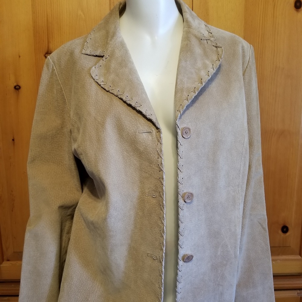 Baģatelle Suede Leather Jacket